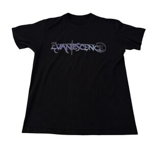 Evanescence Unisex 2022 Tour Dates Graphic Short Sleeve T-Shirt Size L 20.5 x 28
